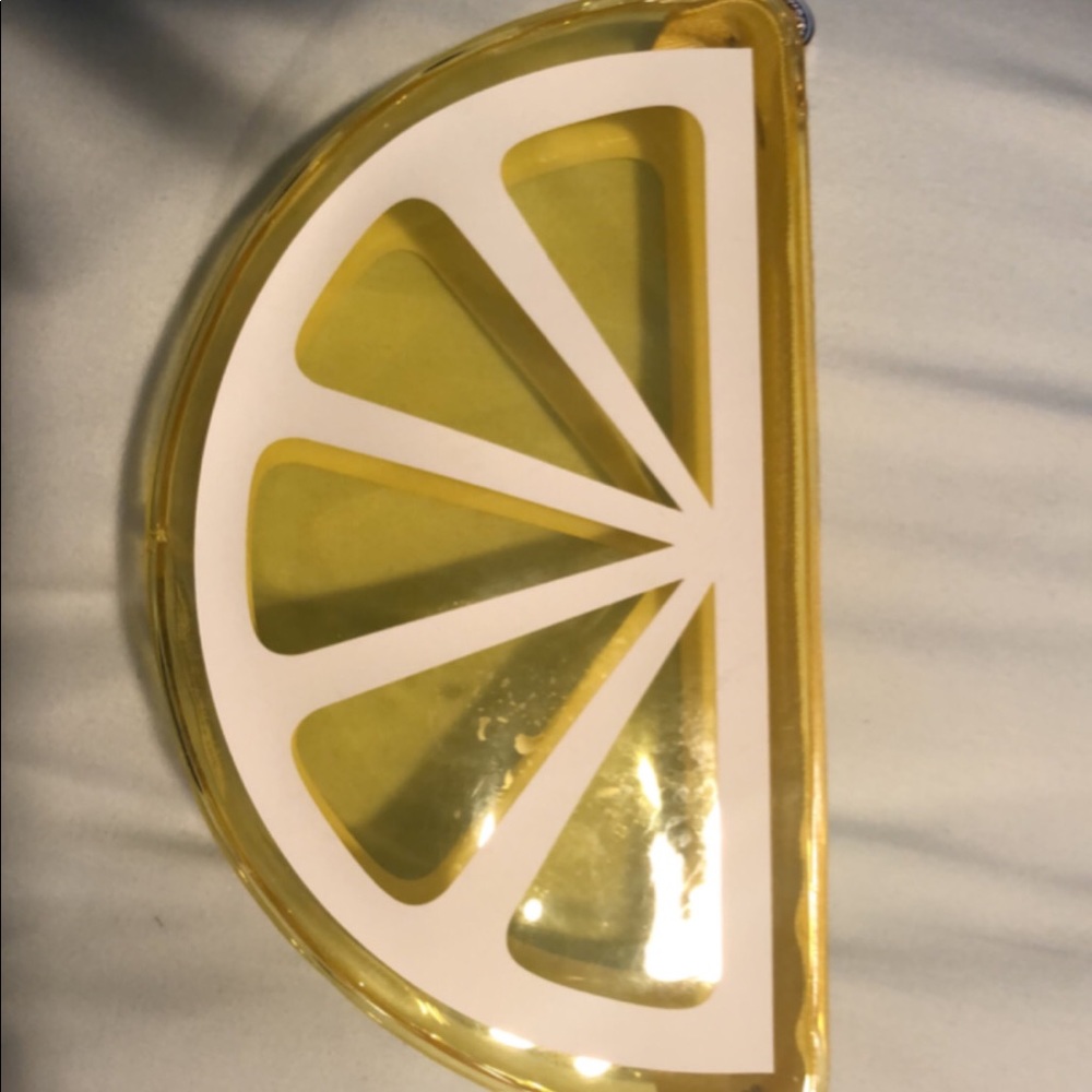 Lemon makeup bag